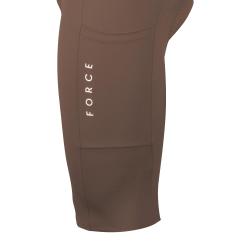 Force MONO hnědé kraťasy - se šráky a vložkou