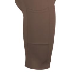 Force MONO hnědé kraťasy - se šráky a vložkou