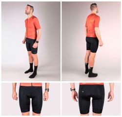 Force PACE černé kraťasy s vložkou