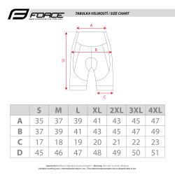 Force PACE černé kraťasy s vložkou