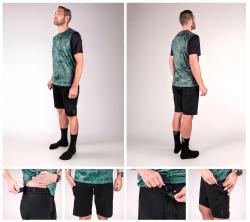 Force REBEL MTB čierne cyklokraťasy bez vložky