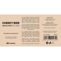 Force Krém na hýždě CHEEKY RIDE, tuba 100 ml