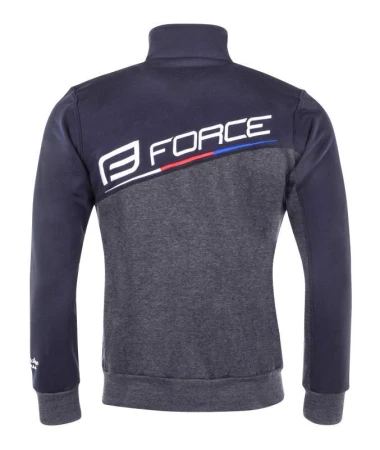 Force LEADER šedo modrá pánská mikina POUZE šedo-modrá XS (VÝPRODEJ)