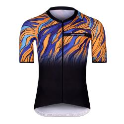 Force LIFE černo-modro-oranžový cyklodres