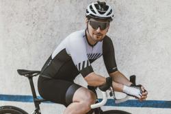 Force LINE bílo-černé cyklorukavice bez zapínání POUZE M (VÝPRODEJ)