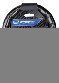 Force Zámek LUX článkový bez držáku 100cm/25mm, černý