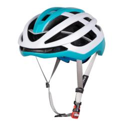 Force LYNX bílo-tyrkysová cyklistická přilba POUZE S-M - 55-59 cm obvod hlavy (VÝPRODEJ)