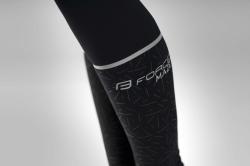 Force MAZE čierne cyklokalhoty do pása s vložkou IBA XL (VÝPREDAJ)