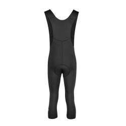 Force MAZE černé cyklokalhoty se šráky a vložkou kalhoty 3/4 POUZE L (VÝPRODEJ)