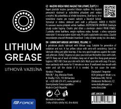 Force Mazivo-dóza mazací tuk lítiový, žltý,1000g=1l