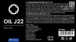 Force Mazivo-sprej olej J22, 125ml