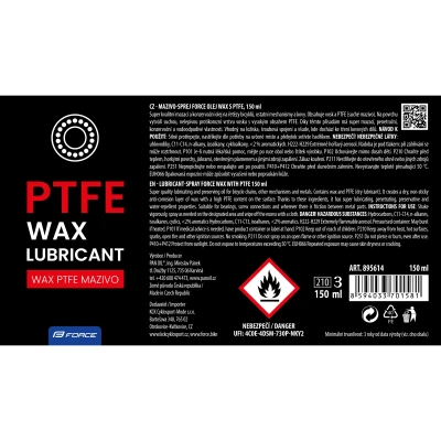 FORCE Mazivo-sprej olej WAX s PTFE (Teflon)