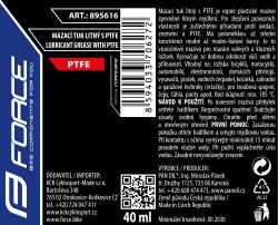 Force Mazivo-tuba mazací tuk litný s PTFE, 40ml
