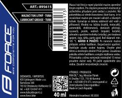 Force Mazivo-tuba mazací tuk litný, žlutý, 40ml