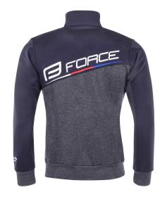 Force LEADER šedo modrá pánská mikina