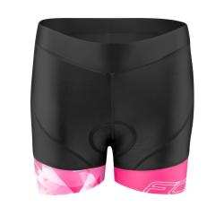 Force MINI černo-růžové dámské cyklokraťasy do pasu s vložkou Force MINI černo-růžové dámské cyklokraťasy do pasu s vložkou