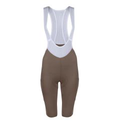 Force MONO LADY hnědé cyklokraťasy - se šráky a vložkou kraťasy Force MONO LADY hnědé cyklokraťasy - se šráky a vložkou kraťasy