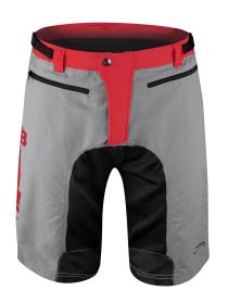 Force MTB-11 sv.šedé kraťasy s odnímatelnou vložkou Force MTB-11 sv.šedé kraťasy s odnímatelnou vložkou