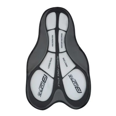 Force MTB-11 sv.šedé kraťasy s odnímatelnou vložkou