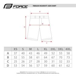 Force MTB ANGLE fluo-modrý cyklodres - dl. rukáv + Force MOUNT MTB černé cyklokraťasy bez vložky