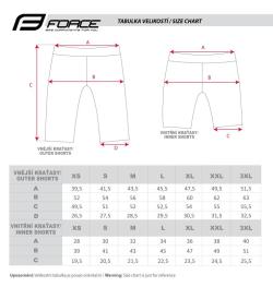 Force MTB ANGLE fluo-modrý cyklodres - dl. rukáv + Force STORM šedo-fluo cyklokraťasy