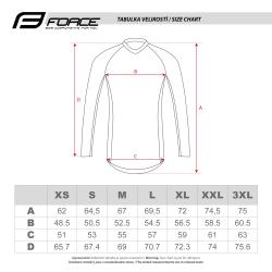 Force MTB ANGLE růžovo-fluo dámský cyklodres - dl.rukáv