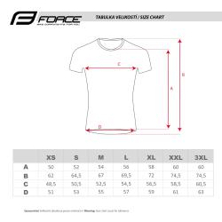 Force MTB ANGLE bílo-modrý dámský cyklodres - kr. rukáv