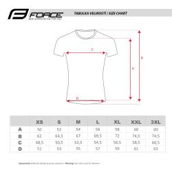 Force MTB ANGLE bílo-modrý dámský cyklodres - kr. rukáv