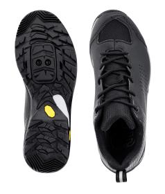 Force HILL VIBRAM černé cyklistické tretry + šátek Force