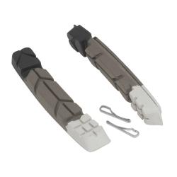 Force Gumičky brzd F náhradní, černo-šedo-bílé 70mm