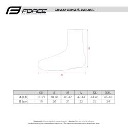 Force HIGH EASY černé návleky treter