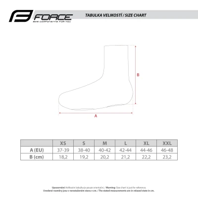 Force NEOPRENE BASIC černé návleky treter