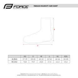 Force Návleky treter PU DRY, černé