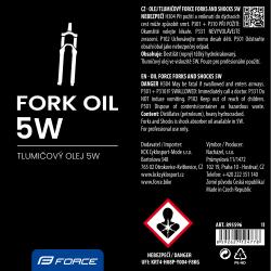 Force Olej tlumičový Forks and Shocks 5W, 1l