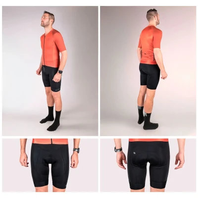 Force PACE černé kraťasy s vložkou POUZE 3XL (VÝPRODEJ)