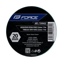 Force Páska bezdušová Tubeless lepící 20mm x 11m