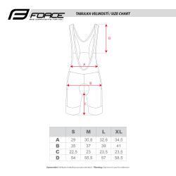 Force PASSION LADY čierne cyklokraťasy so šrákmi a vložkou