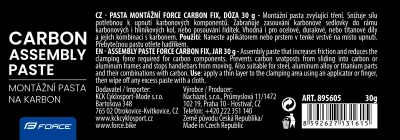 Force Mazivo Carbon FIX montážní pasta, dóza 30g