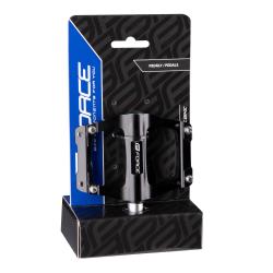 Force Pedály GRIT hliníkové, prům. ložiska, černé