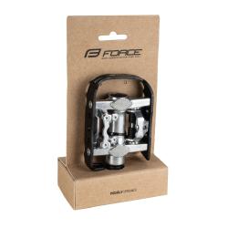 Force Pedály nášlapné MTB jednostranné, černé