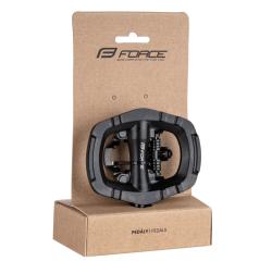 Force Pedály SELECT nášlap. MTB jednostranné, črn