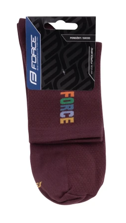 Force Ponožky COLOUR krátké fialové