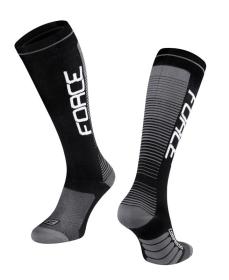 Force Ponožky COMPRESS černo-šedé POUZE XXS-XS/33-35 (VÝPRODEJ) Force Ponožky COMPRESS černo-šedé POUZE XXS-XS/33-35 (VÝPRODEJ)