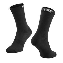Force Ponožky ELEGANT vysoké čierne