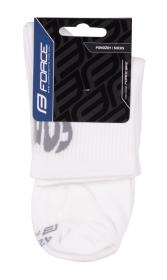 Force Ponožky IN HEART krátke biele