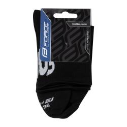 Force Ponožky IN HEART krátke čierne