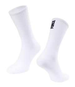 Force Ponožky LONGER SLIM bílé