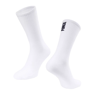 Force Ponožky LONGER SLIM bílé Force Ponožky LONGER SLIM bílé