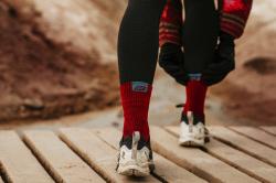 Force Ponožky NORTH červeno-modré