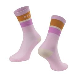 Force Ponožky STRIPE dlhé ružové